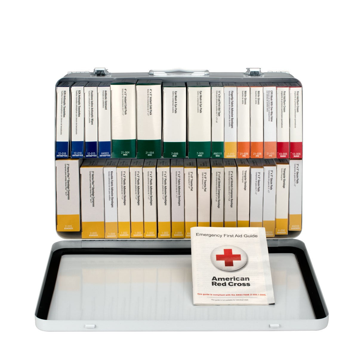 36 Unit First Aid Kit, Metal Case