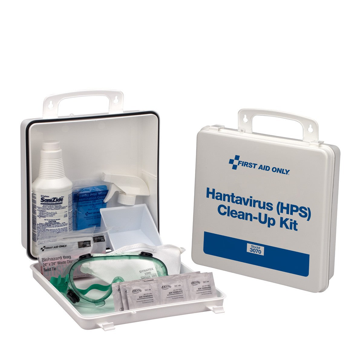 HPS Hanta Virus Clean Up Kit, Plastic Case