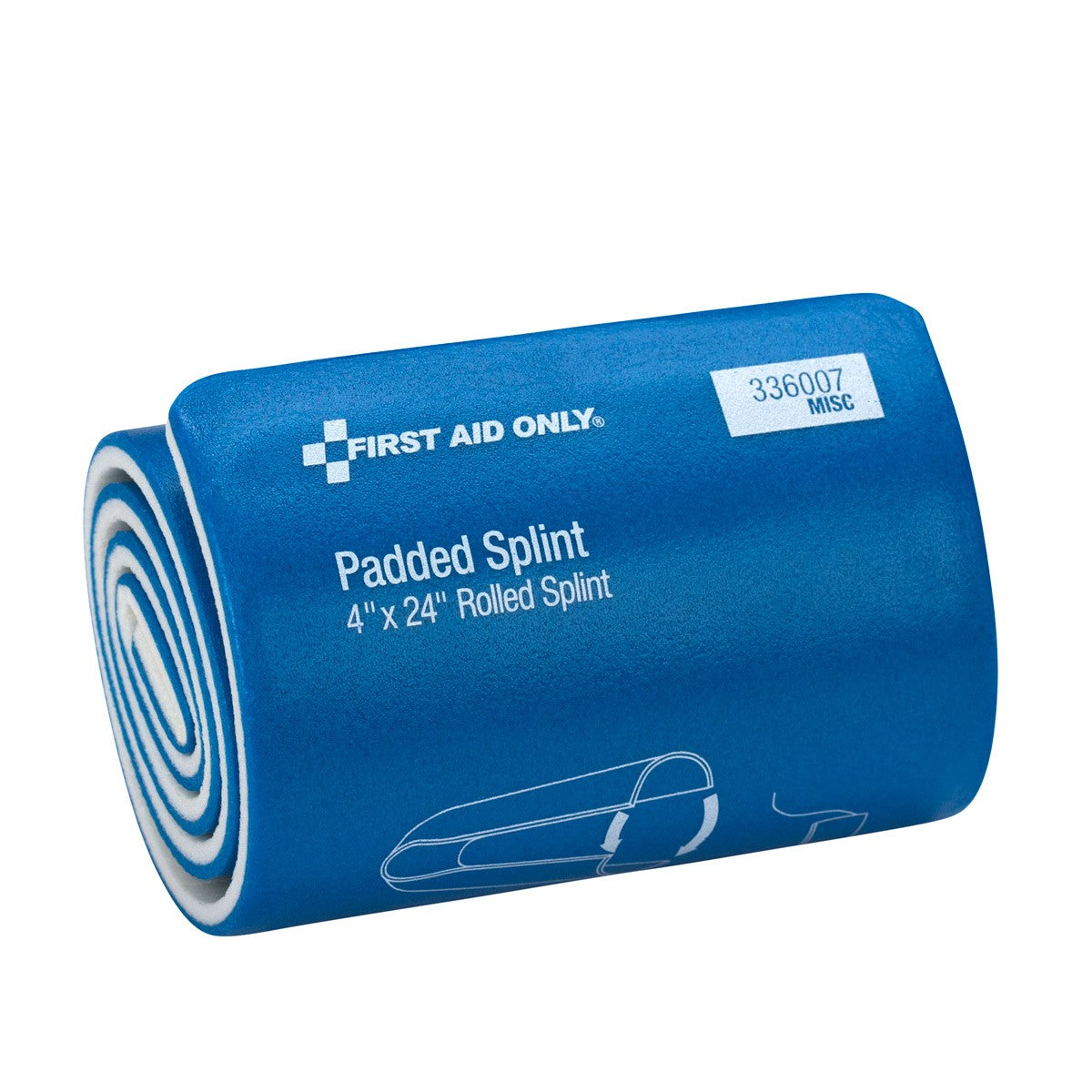 4"x24" Padded Splint