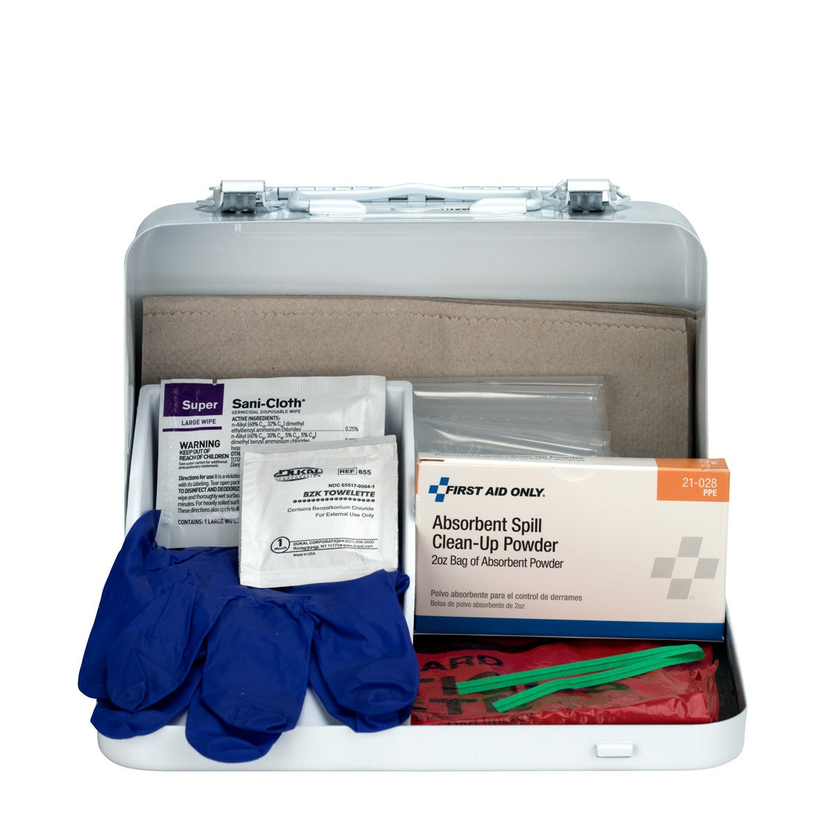 BBP Spill Clean Up Kit, Metal Case