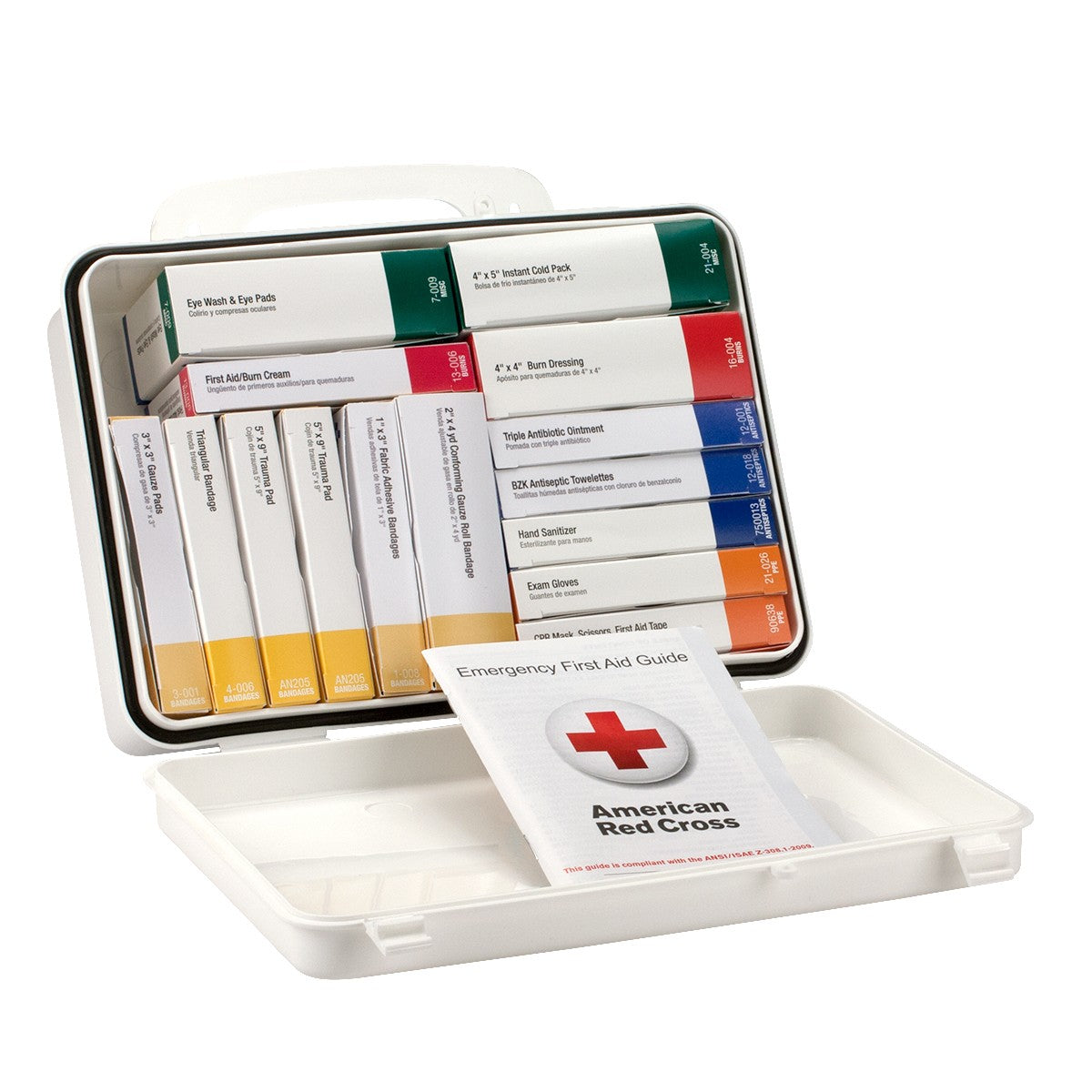 16 Unit First Aid Kit, ANSI A, Plastic Case