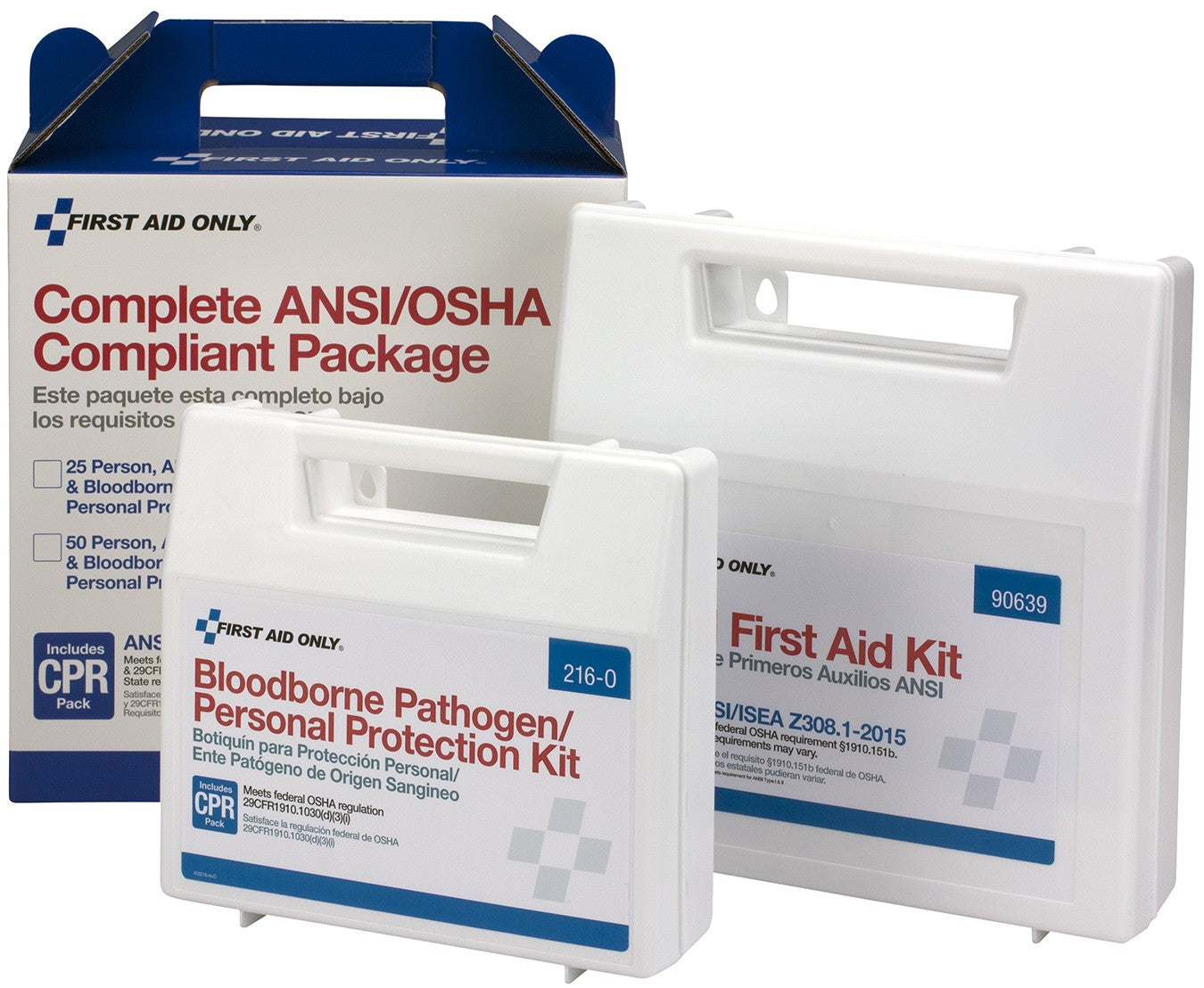 50 Person Complete ANSI/OSHA Compliance Package (First Aid and BBP)