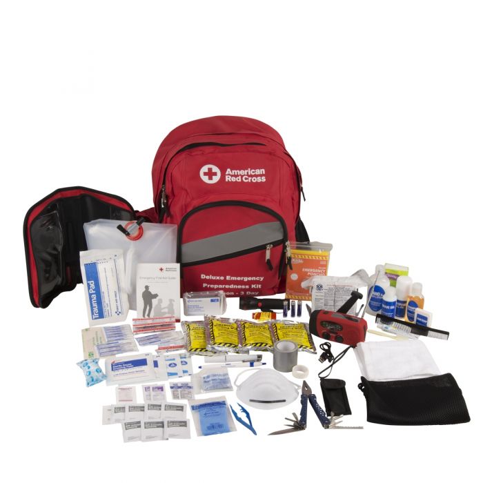 Emergency Preparedness Backpack Red Cross Deluxe