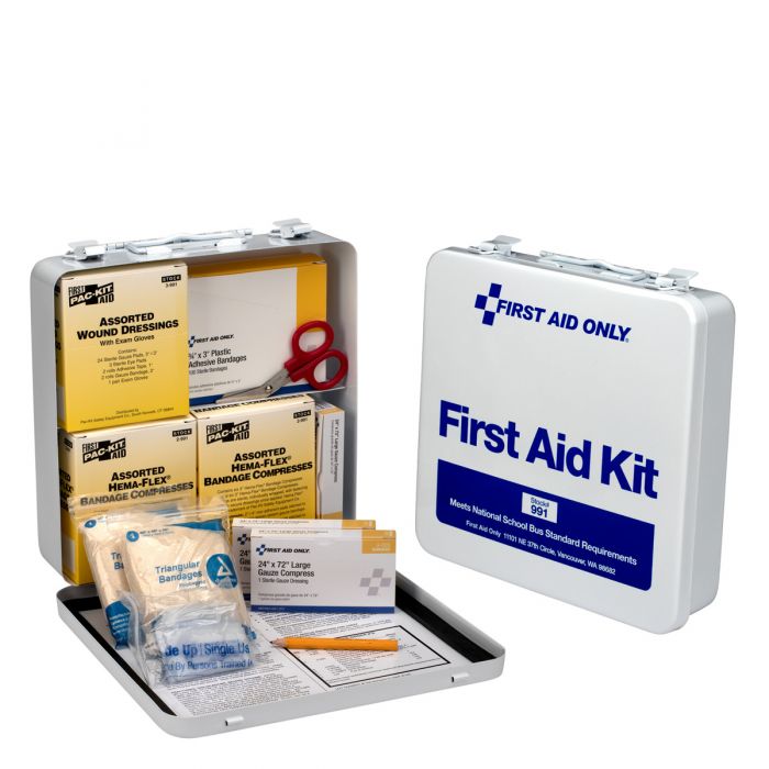 Custom National School Bus Kit, Metal Case