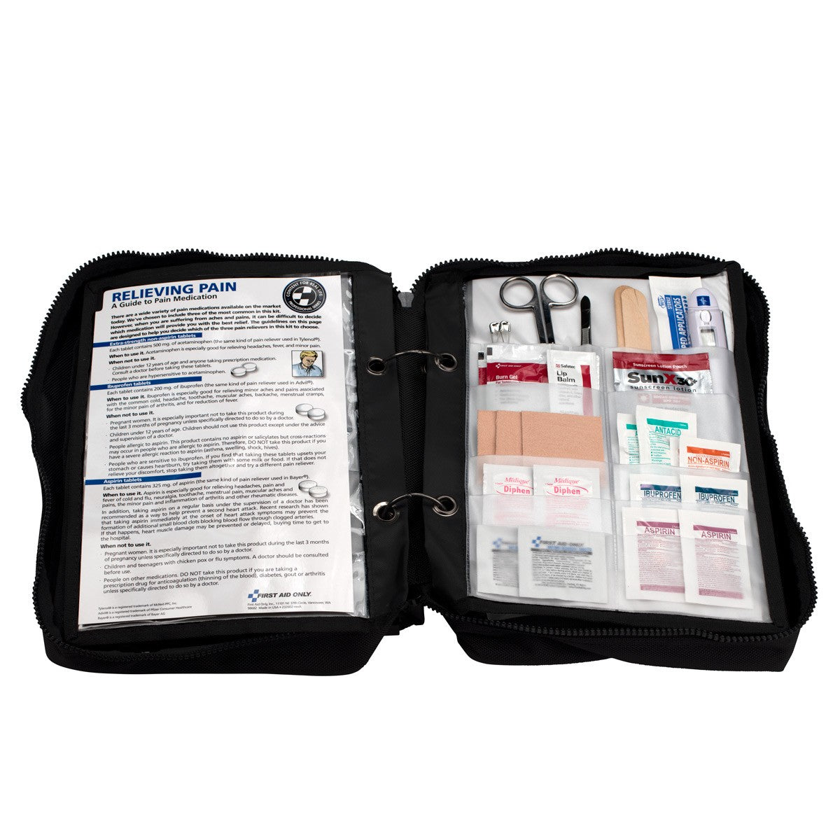 Deluxe Emergency Preparedness Kit. Fabric Case