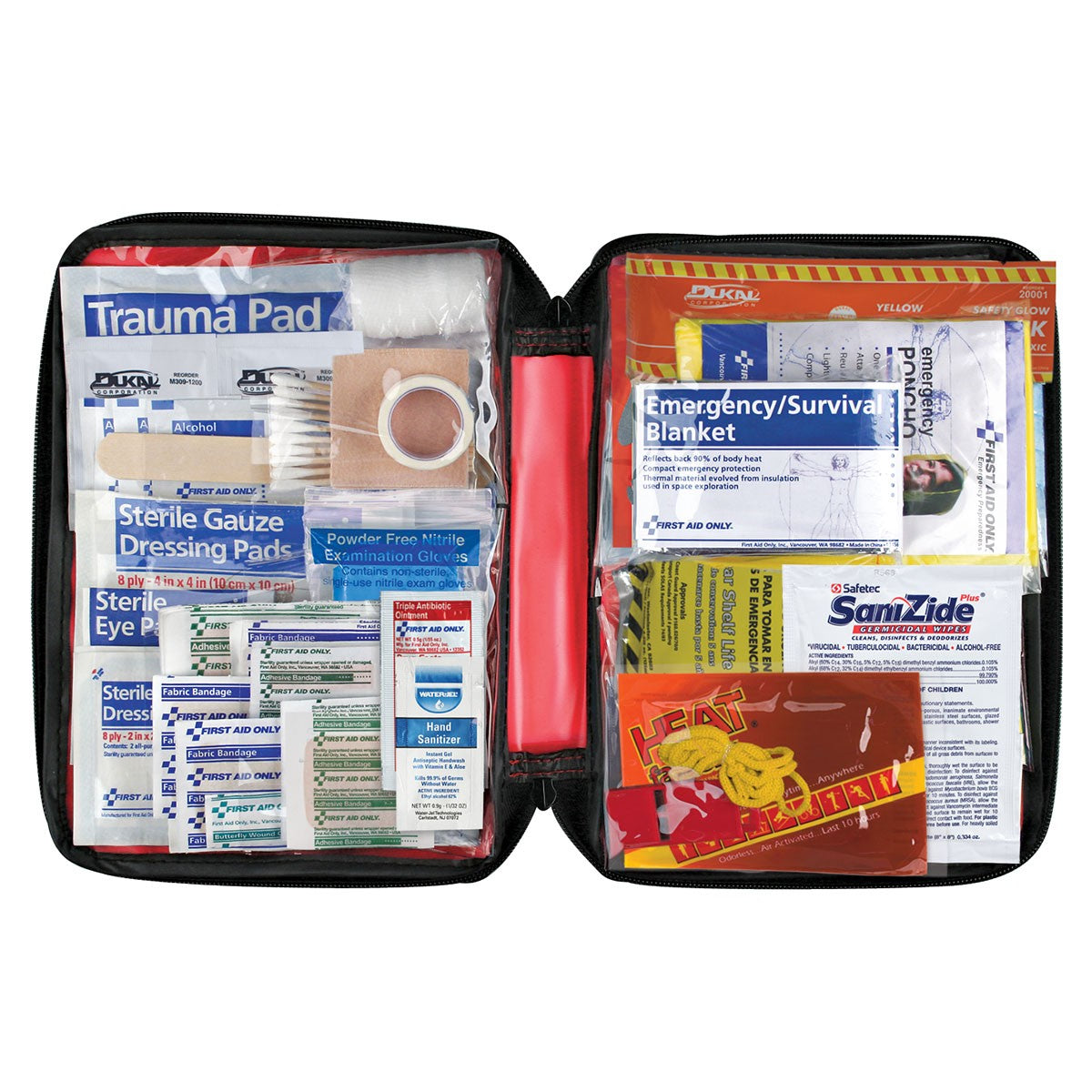 Deluxe Auto First Aid Kit, Soft Case