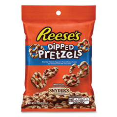 Dipped Pretzels, 4.25 oz Bag, 4/Carton, Ships in 1-3 Business Days