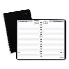 DayMinder Daily Appointment Book, 8 x 5, Black Cover, 12-Month (Jan to Dec): 2024 DayMinder Daily Appointment Book, 8 x 5, Black Cover, 12-Month (Jan to Dec): 2024