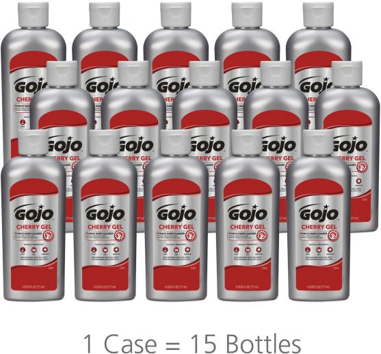 GOJO® Cherry Gel Pumice Hand Cleaner - 6 fl oz Squeeze Bottle