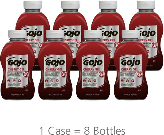 GOJO® Cherry Gel Pumice Hand Cleaner - 10 fl oz Squeeze Bottle