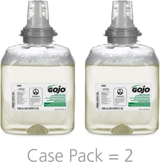 GOJO® TFX™ 1200 mL Touch Free Green Certified Foam Hand Cleaner