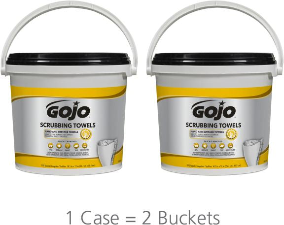 GOJO® Scrubbing Towels - 170 Count Bucket