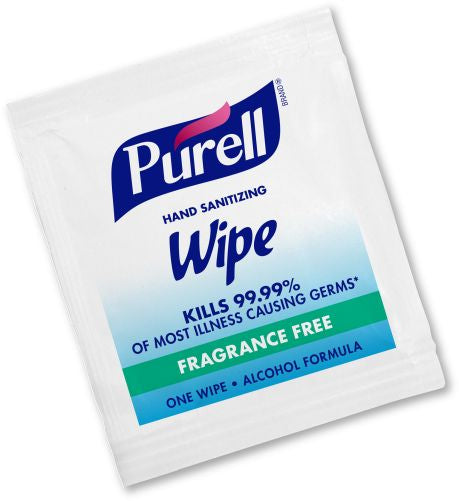 PURELL® Hand Sanitizing Wipes - Amenity Singles Individually Wrapped Wipes - 1000 Ct Value Packed Case