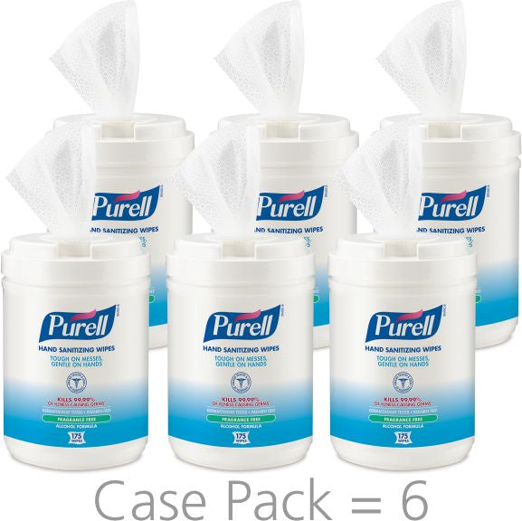 PURELL® Hand Sanitizing Wipes - Alcohol Formula 175 Count Canister
