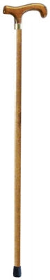 Lumex Standard Wood Cane, Derby Style, Walnut Finish Imperial (Bariatric) 1" x 42"