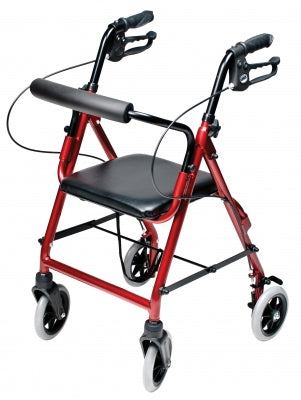 Lumex Walkabout Lite Junior Rollator, Burgundy