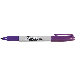 Sharpie Marker - Fine Tip - Purple - Qty. 12 Per Box 12 / BX