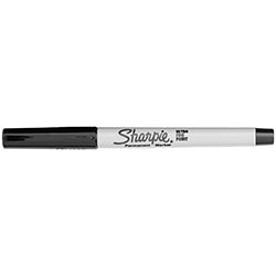 Sharpie Marker - Ultra Fine Tip - Black - Qty. 12 Per Box 12 / BX