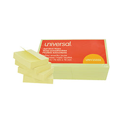 Self Stick Notes - Qty. 100 Per Pad 12 Pads Per Pack 12 Pads / PK