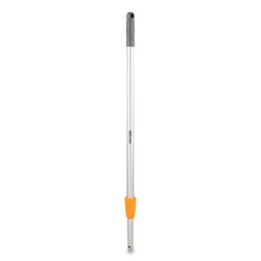 Wet-Mop Extension Pole, 35" to 60" Aluminum Handle, Gray