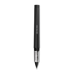 Roller Ball Pen, Stick, Fine 0.5 mm Needle Tip, Black Ink, Black/Clear Barrel, Dozen Roller Ball Pen, Stick, Fine 0.5 mm Needle Tip, Black Ink, Black/Clear Barrel, Dozen
