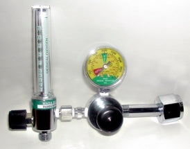 Oxygen Flow Meter Regulator (1 To 15 LPM) CGA-540 Hex Nut
