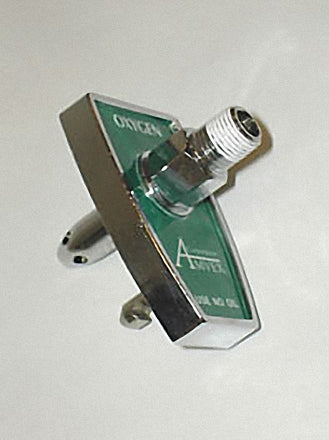 Chemetron Oxygen Adapter, NCG Male x 1/8" NPT Male