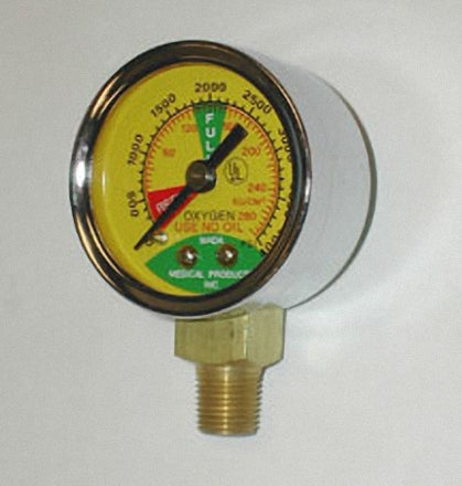 Contents Gauge 0-4000 PSI, Bottom Mounted 1/8" NPT