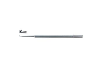 Crochet Phlebectomy Hook - 5-7/8" (150mm) - Style 2 - Size 2.45mm Hook
