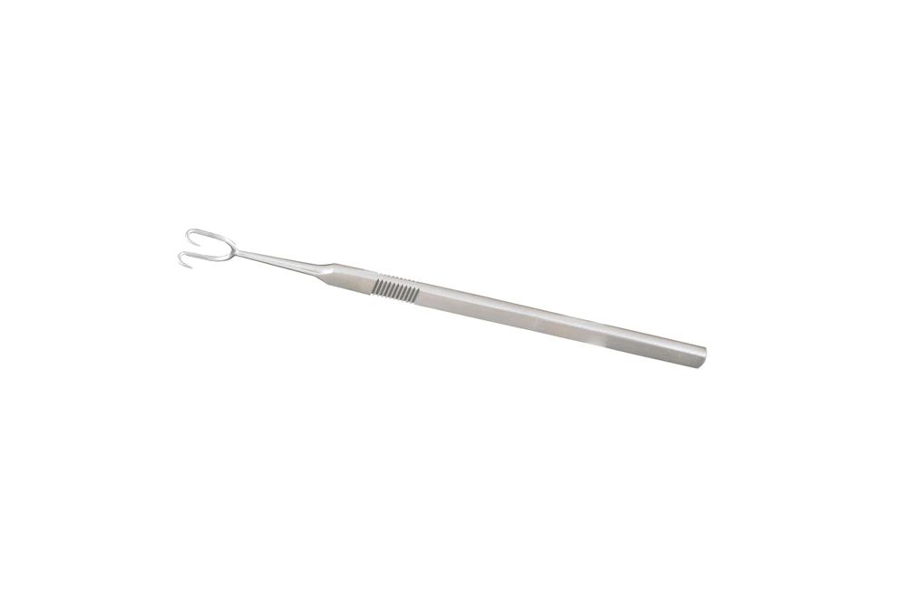 Cottle Hook 5-3/4" - 2 Prongs - Sharp - 12mm Wide