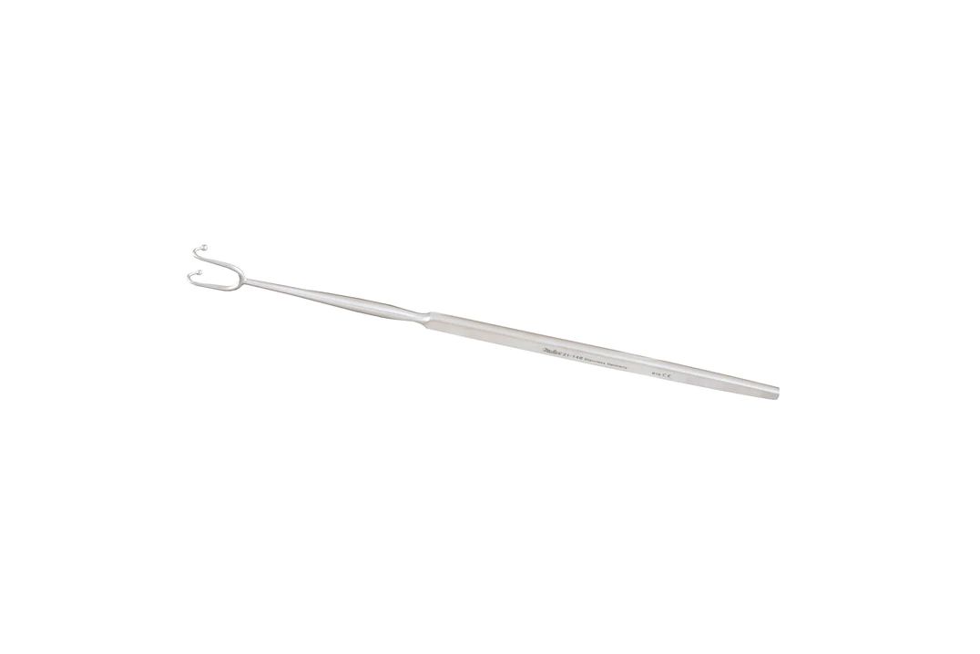 Fomon Retractor 6-1/4" - 2-Prong - Ball Ends - 10mm Wide