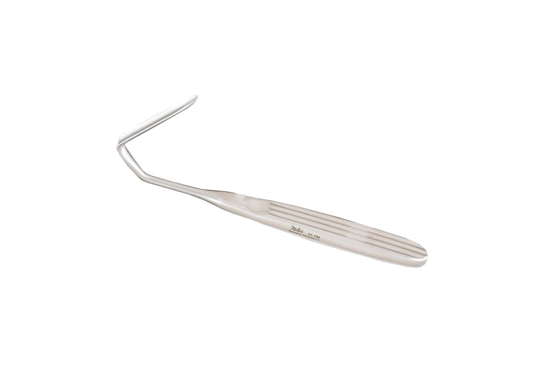 Aufricht Nasal Retractor 6-1/4" - Solid Blade - 2" Long