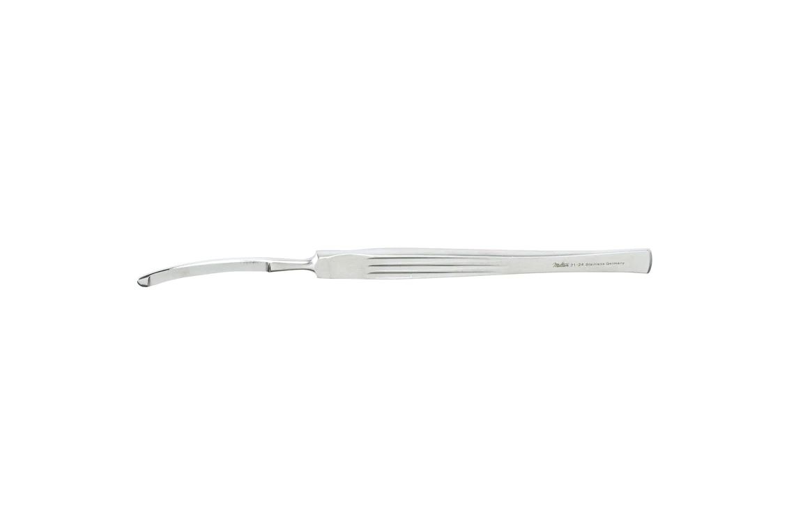 Converse Bistoury 6-1/4" - Button End - Curved - 4.4mm Wide Blade