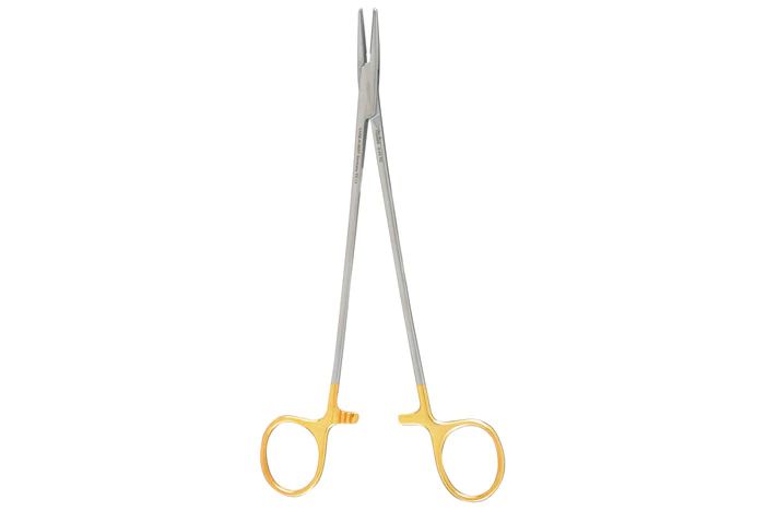 Crile-Wood Needle Holder - 7" (180mm) - Straight - Serrated Jaws