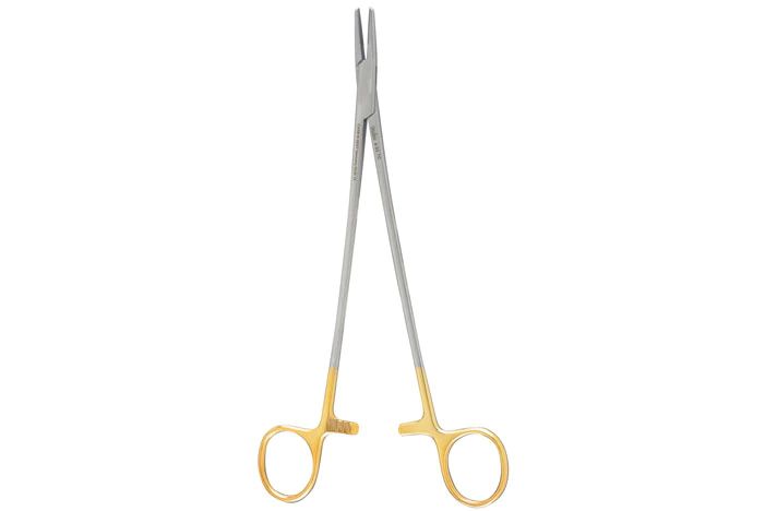 Crile-Wood Needle Holder - 8" (205mm) - Straight - Serrated Jaws