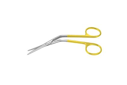Fomon Dorsal Scissors - 5-1/4" (133mm) - Angled - Supercut