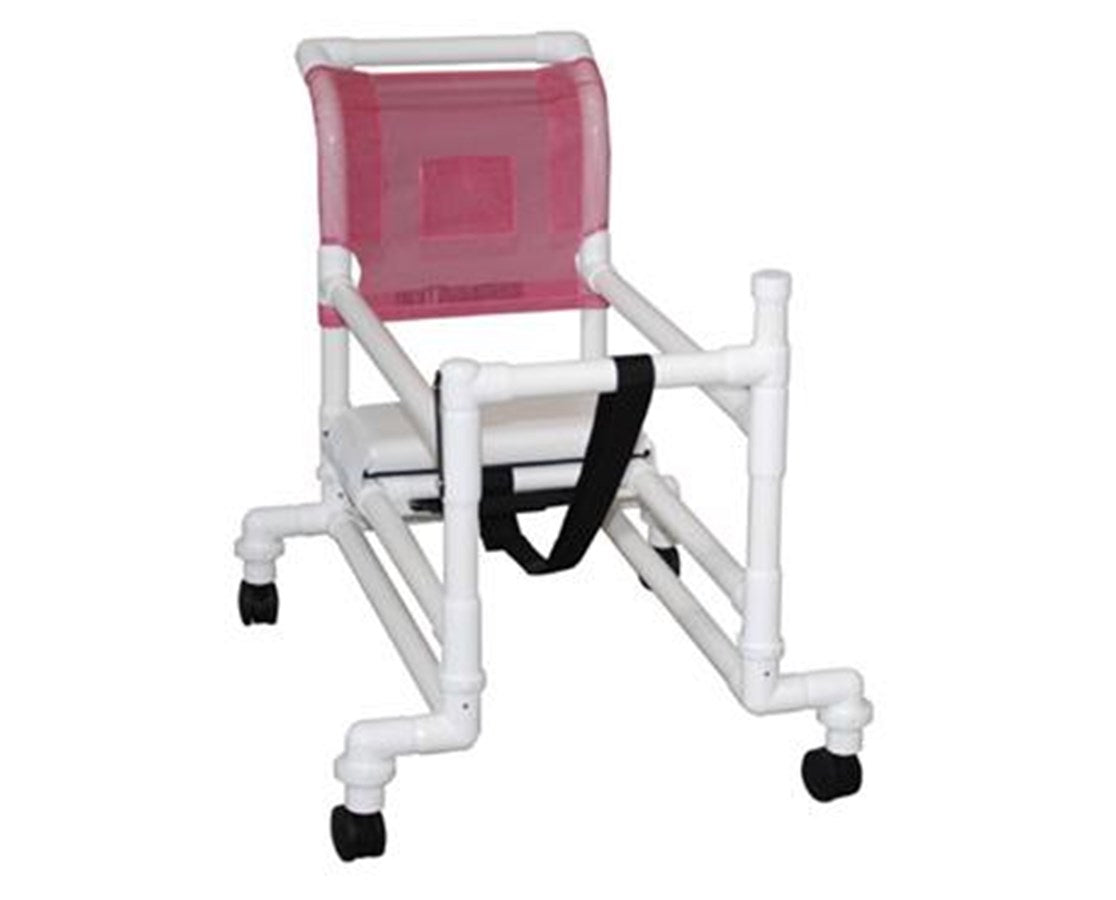 Pediatric (14" internal width) walker height w/adjustable , 3" twin casters