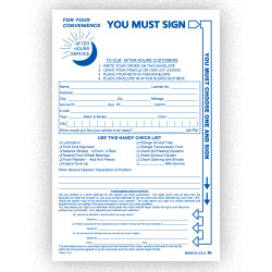 Multi-Choice After Hours Envelope - NDE-MULTI 100 / PK