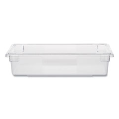 Food/Tote Boxes, 8.5 gal, 26 x 18 x 6, Clear, Plastic