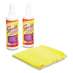 Flat Screen and Monitor Cleaner, Pleasant Scent, 8 oz Bottle, 2/Pack