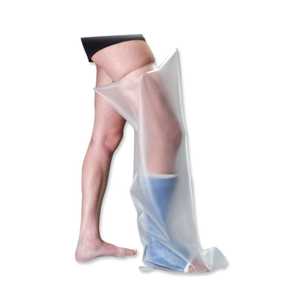 AQUASHIELD® FULL LEG CAST COVER CLEAR POLYURETHANE REGULAR - 1 EACH