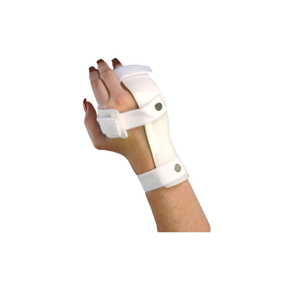 FRACTURE BRACE BOXER SPLINT, RIGHT WHITE POLYETHYLENE LARGE 1 PER EACH