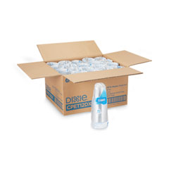 Clear Plastic PETE Cups, 12 oz, 25/Sleeve, 20 Sleeves/Carton