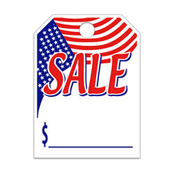 Hang Tag - Sale with Flag - 8.5" x 11.5" 50 / PK
