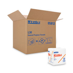 L30 Towels, Quarter Fold, 12.5 x 12, 90/Polypack, 12 Polypacks/Carton