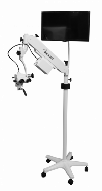 TV BRACKET MOUNTS TV TO COLPOSCOPE POST