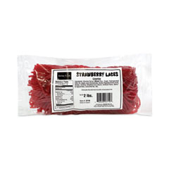 Licorice Laces, Strawberry, 2 lb Bag, Ships in 1-3 Business Days
