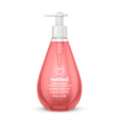 Gel Hand Wash, Pink Grapefruit, 12 oz Pump Bottle, 6/Carton