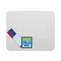 Magnetic Dry Erase Board Set, 12 x 9, White Surface, 12/Pack