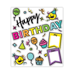 Kind Vibes Mini Bulletin Board Set, Birthday, 56 Pieces